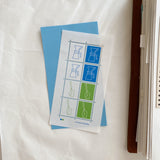 Noraya x Classiky: Water-activated Stamp Stickers