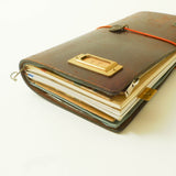 TRAVELER'S notebook (Regular Size) Starter Kit in BROWN