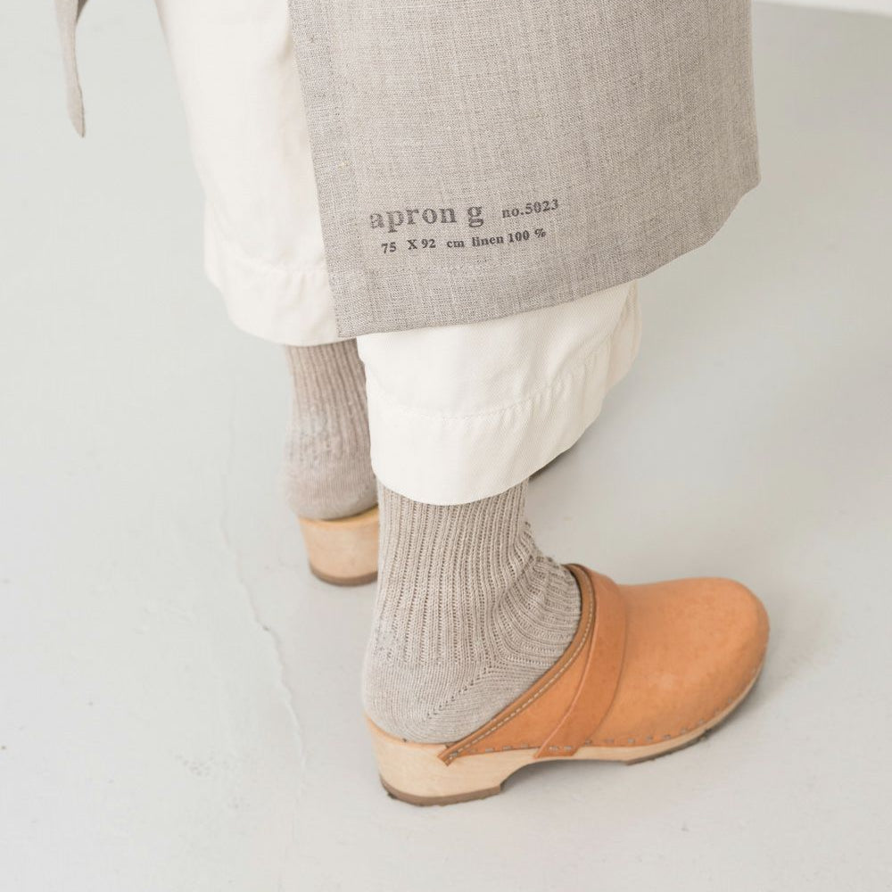 FLW: Linen Garcon Apron - Natural