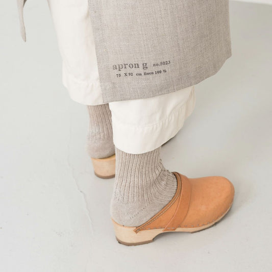 FLW: Linen Garcon Apron - Natural
