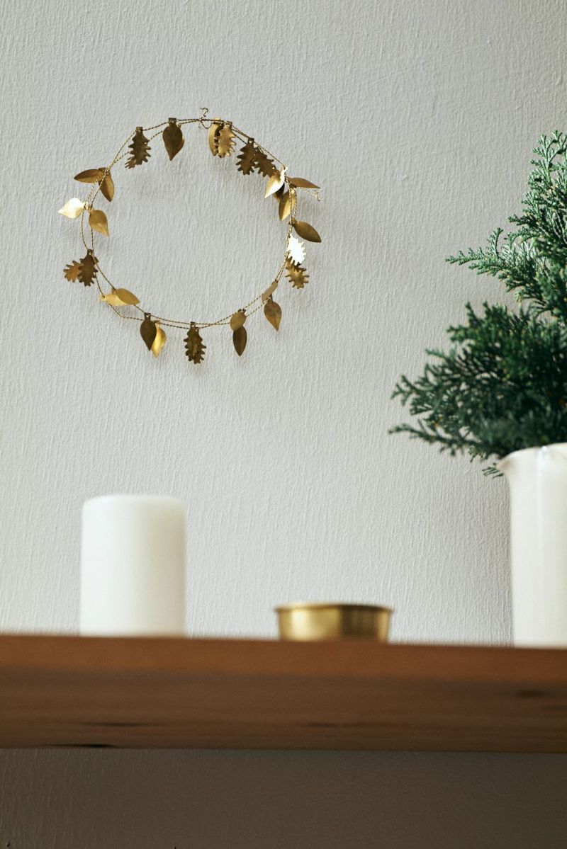 FLW: Brass Garland - Moon & Star