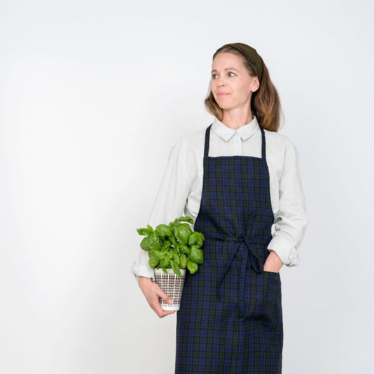 FLW: Linen Full Apron - Stanly