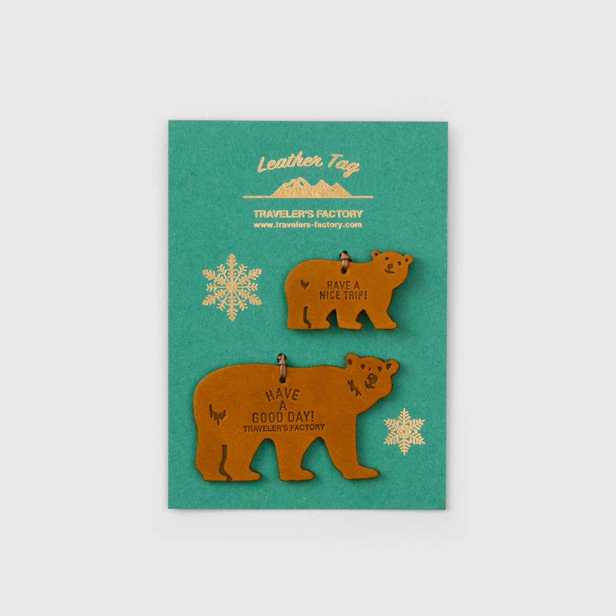 TF LIMITED: Leather Tag Bear