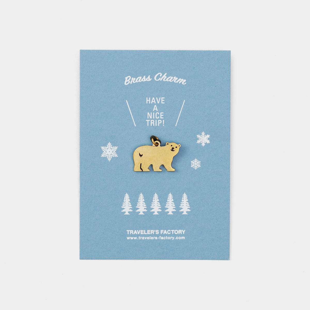 TF LIMITED: Brass Charm Small Bear
