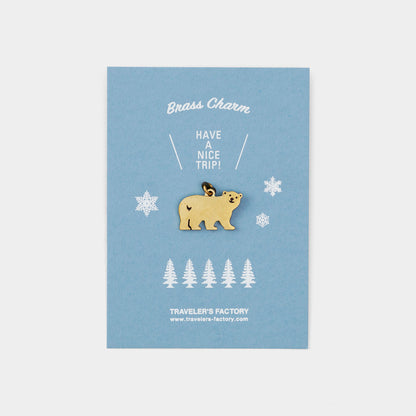 TF LIMITED: Brass Charm Small Bear