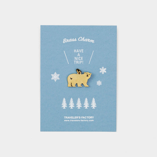 TF LIMITED: Brass Charm Small Bear