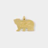 TF LIMITED: Brass Charm Small Bear