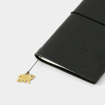 TF LIMITED: Brass Charm Small Bear