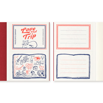 TRAVELER’S notebook LOVE AND TRIP Refill [Passport Size]