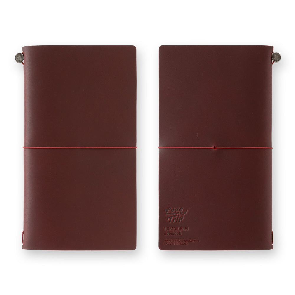 TRAVELER’S notebook LOVE AND TRIP Red [Regular Size]