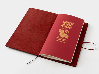 TRAVELER’S notebook LOVE AND TRIP Red [Regular Size]