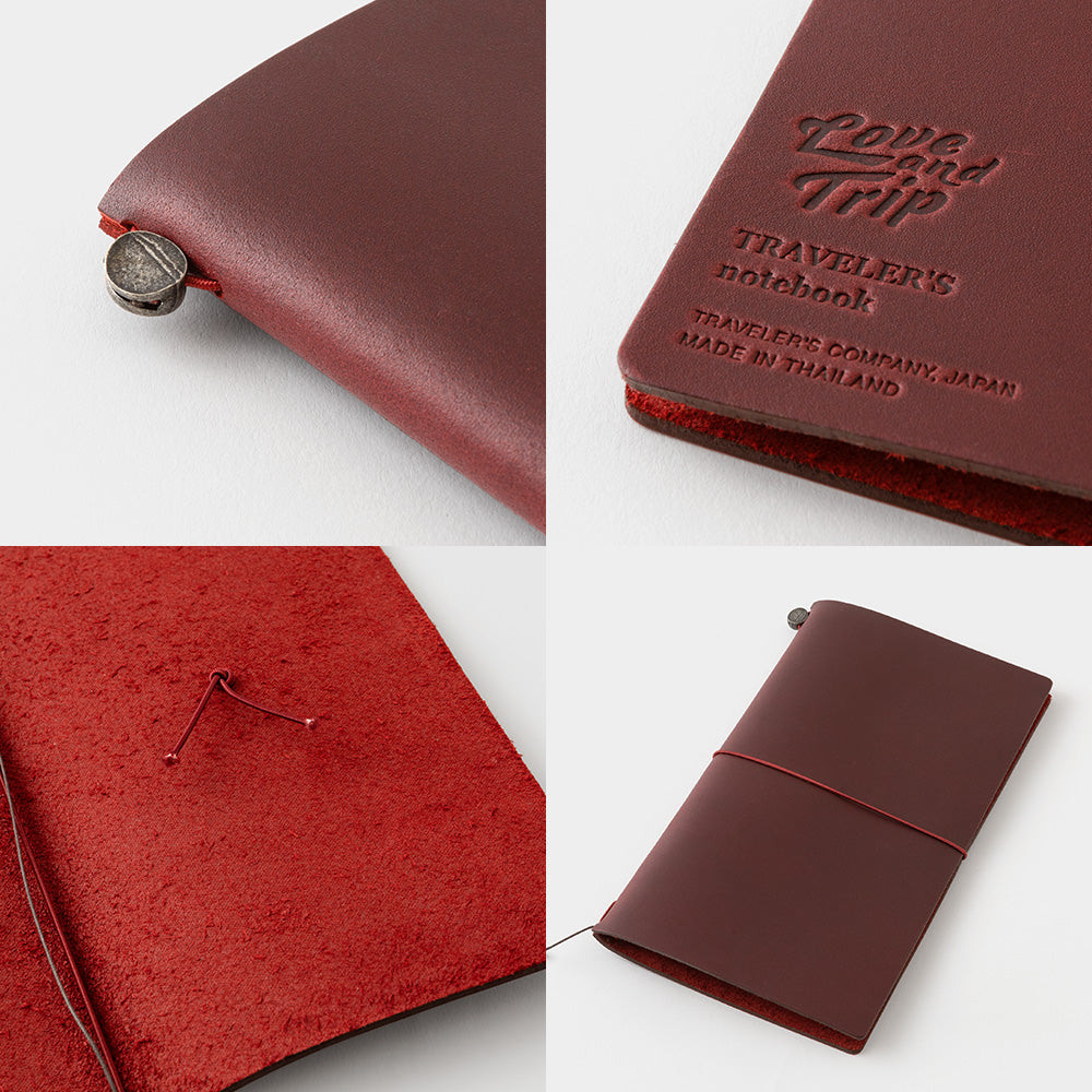 TRAVELER’S notebook LOVE AND TRIP Red [Regular Size]