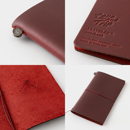 TRAVELER’S notebook LOVE AND TRIP Red [Regular Size]
