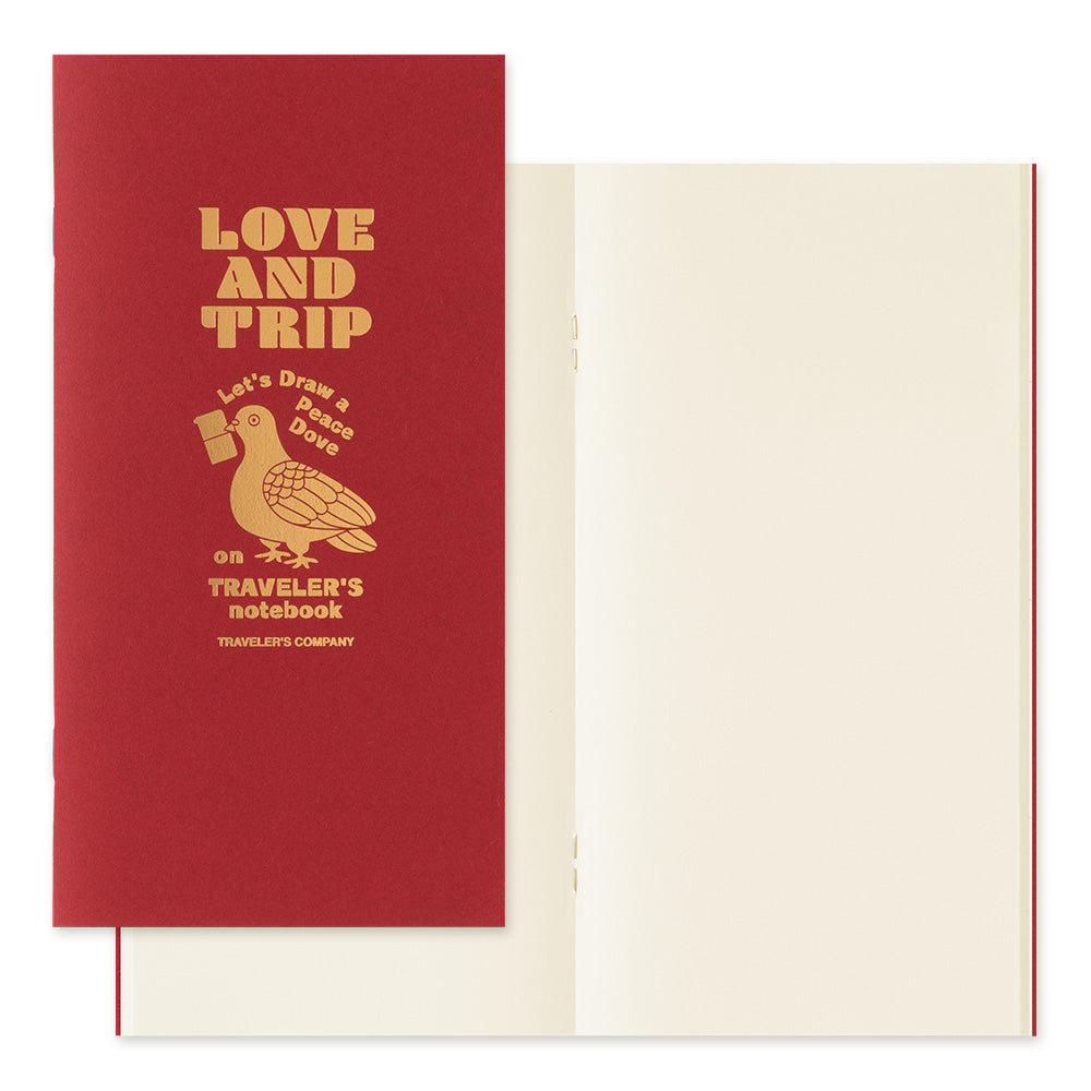 TRAVELER’S notebook LOVE AND TRIP Red [Regular Size]