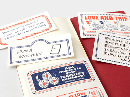TRAVELER’S notebook LOVE AND TRIP Red [Regular Size]