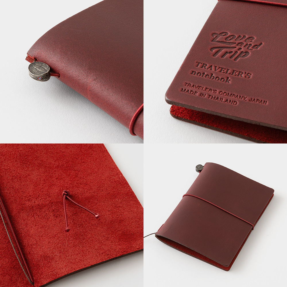 TRAVELER’S notebook LOVE AND TRIP Red [Passport Size]