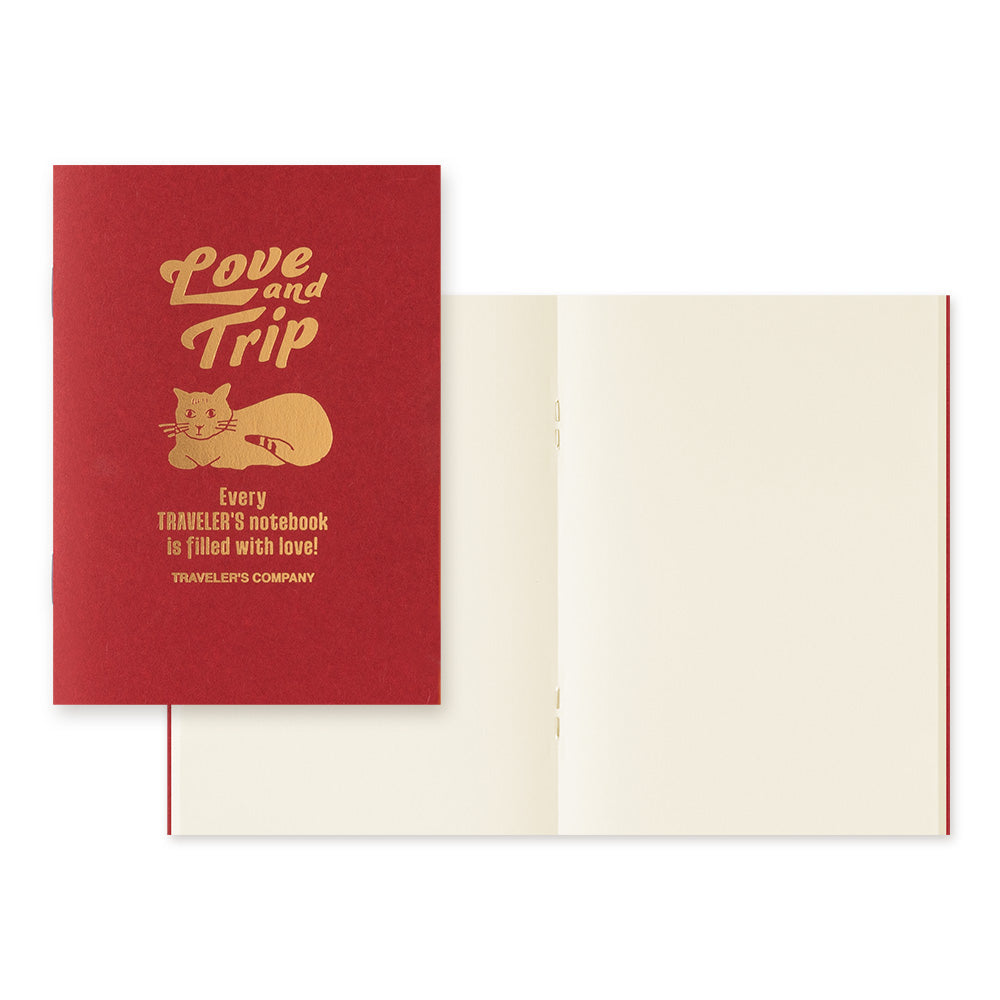 TRAVELER’S notebook LOVE AND TRIP Red [Passport Size]