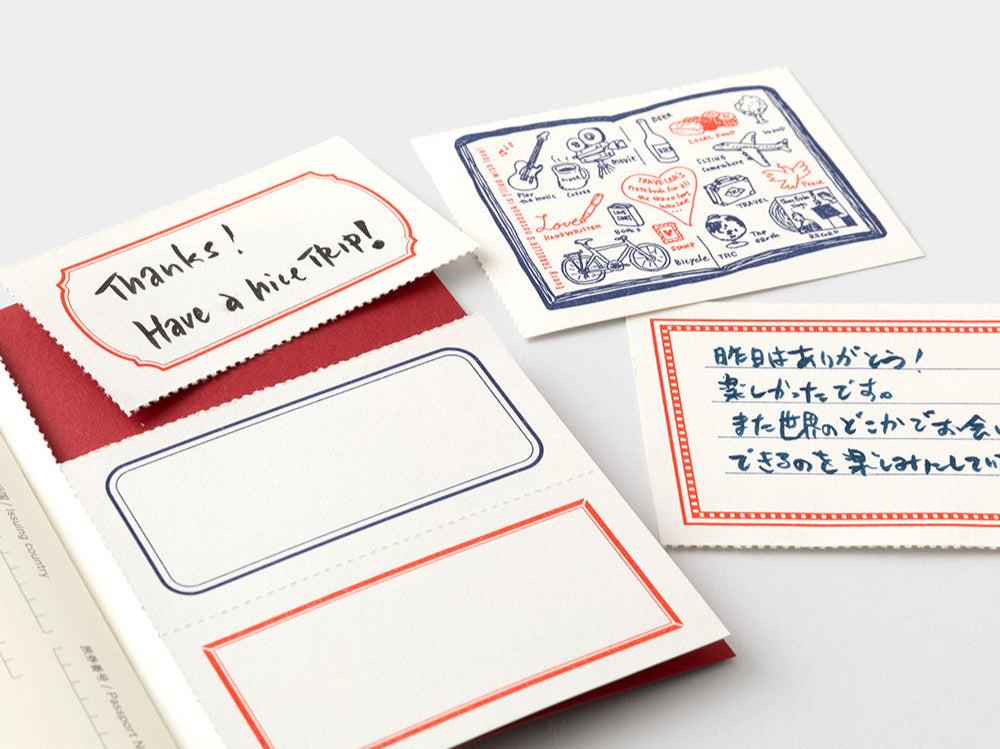 TRAVELER’S notebook LOVE AND TRIP Red [Passport Size]