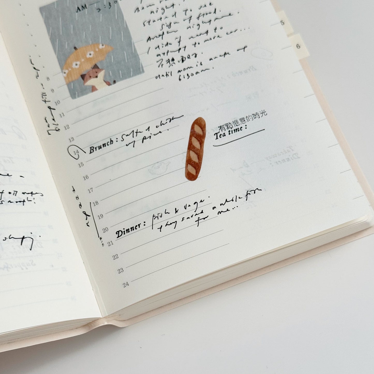 PC x Phavourite: 9pt.(5) Tiny Text Rubber Stamps [18 options]