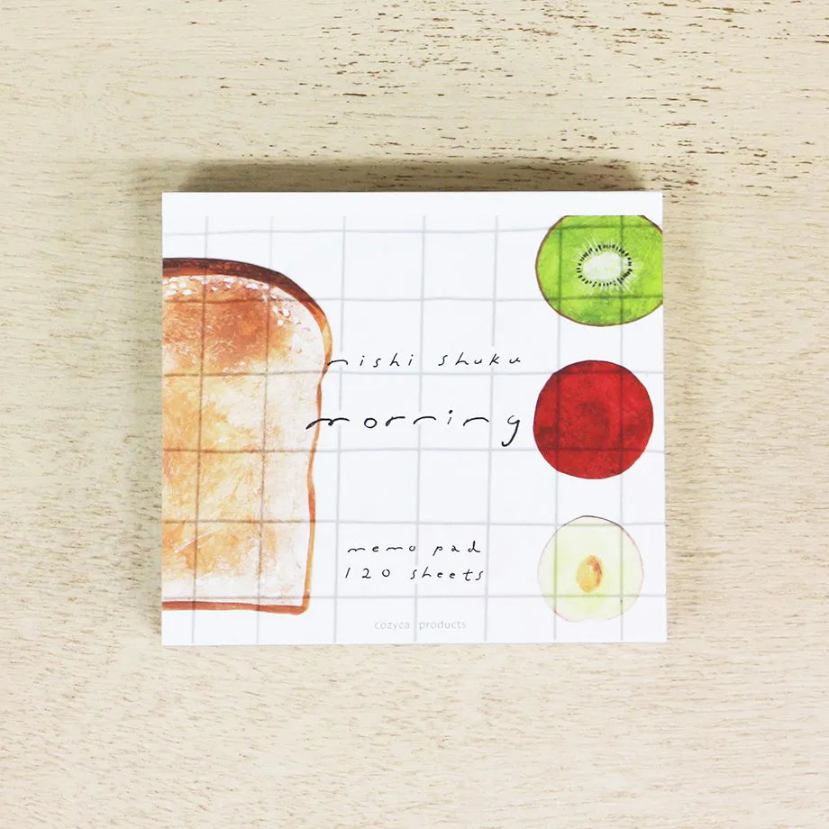 Cozyca x Nishi Shuku Block Memo: Morning