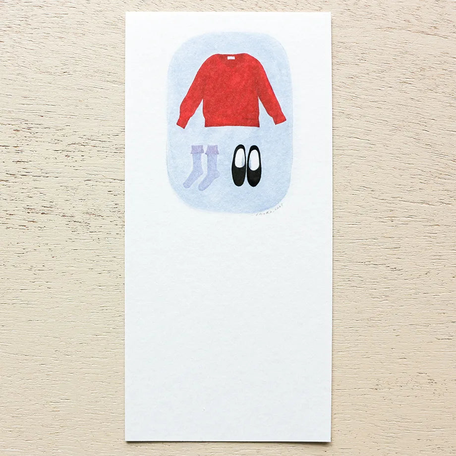 Cozyca x Nishi Shuku Memo Pad: Letter