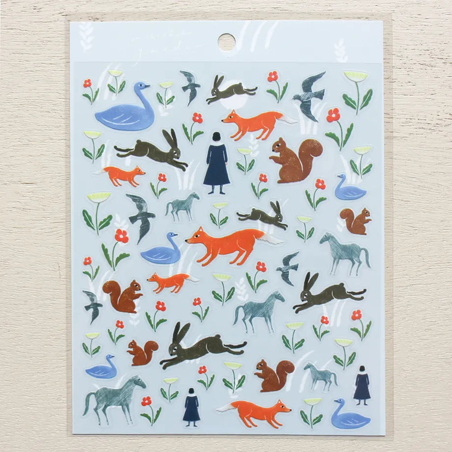 Cozyca x Nishi Shuku PET Sticker: Garden
