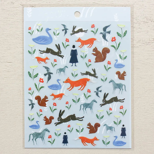 Cozyca x Nishi Shuku PET Sticker: Garden