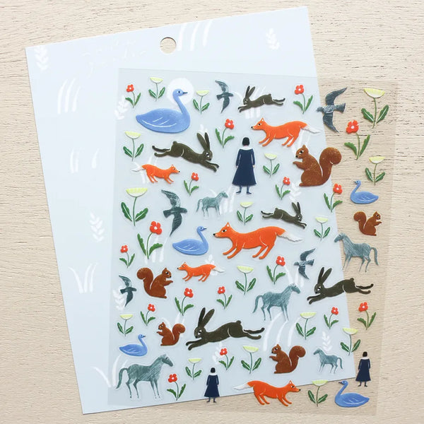 Cozyca x Nishi Shuku PET Sticker: Garden