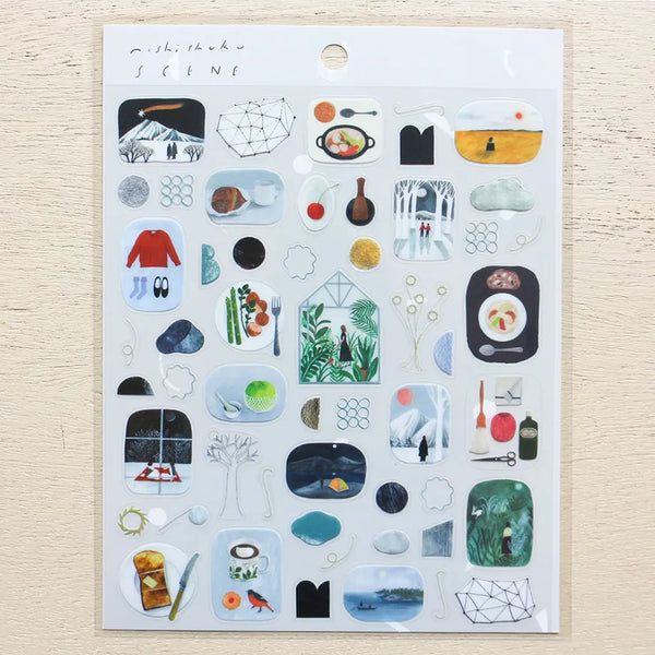Cozyca x Nishi Shuku PET Sticker: Scene