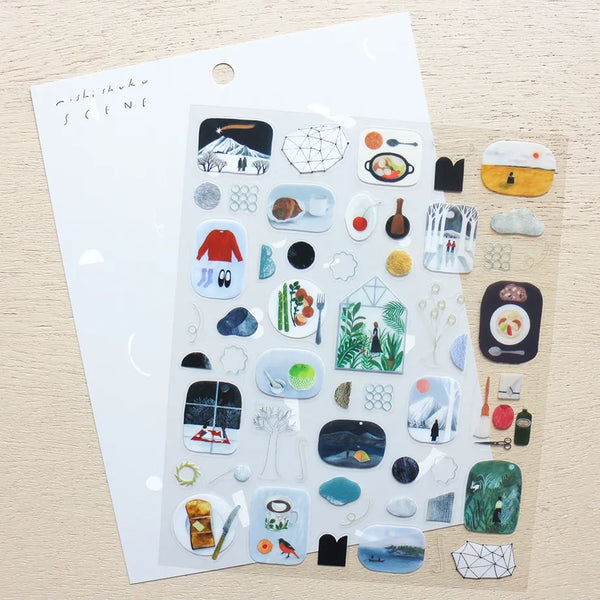 Cozyca x Nishi Shuku PET Sticker: Scene