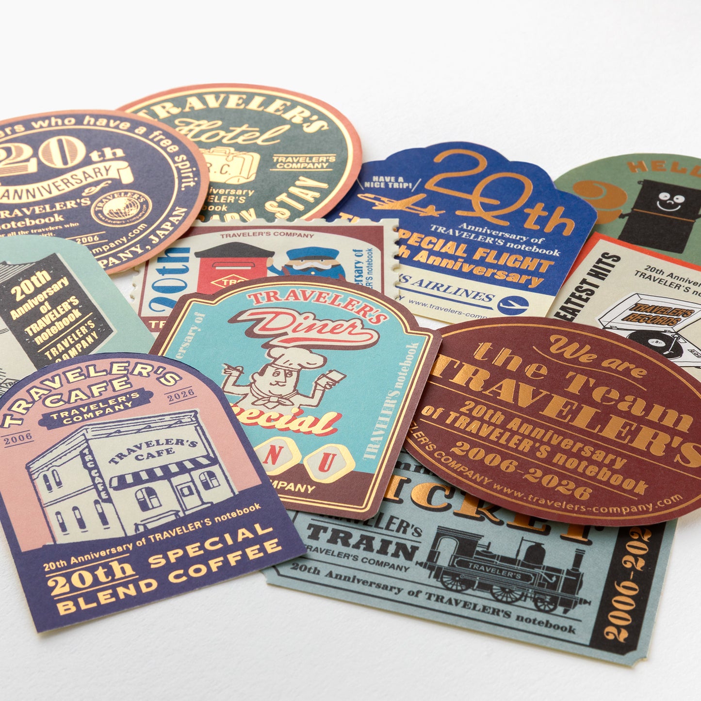 TRAVELER’S notebook 20th Anniversary Customization Set