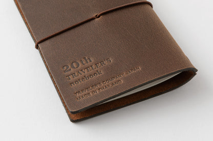 TRAVELER’S notebook Card Size 20th Anniversary Set [Brown]