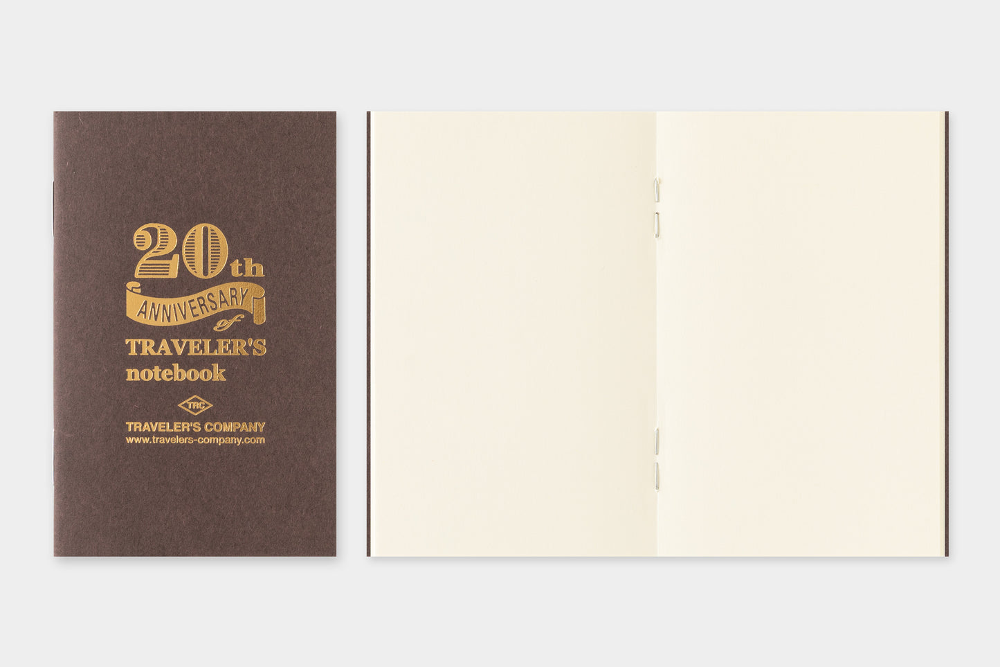 TRAVELER’S notebook Card Size 20th Anniversary Set [Brown]
