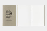 TRAVELER’S notebook Card Size 20th Anniversary Set [Brown]