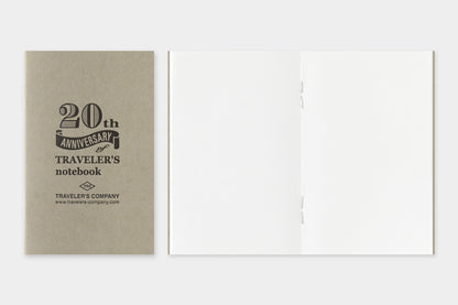 TRAVELER’S notebook Card Size 20th Anniversary Set [Black]