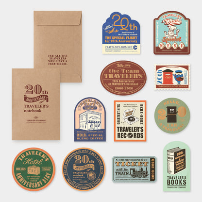 TRAVELER’S notebook 20th Anniversary Customization Set