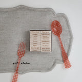 PC x Phavourite: 9pt.(5) Tiny Text Rubber Stamps [18 options]