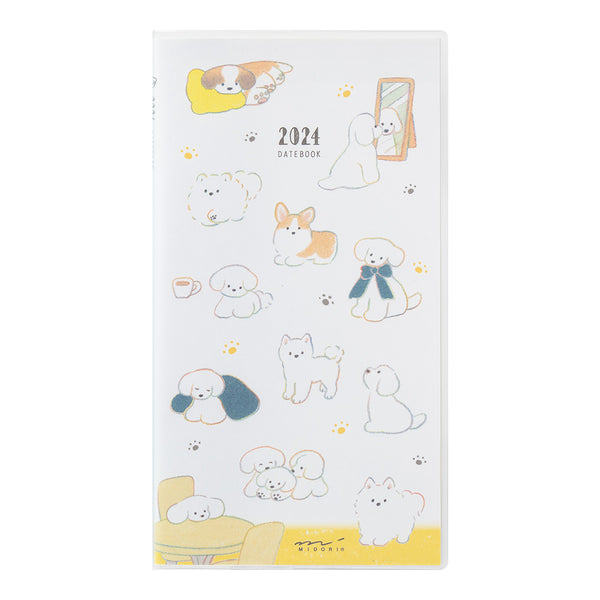 Midori 2024: Pocket Diary SLIM [Dog]