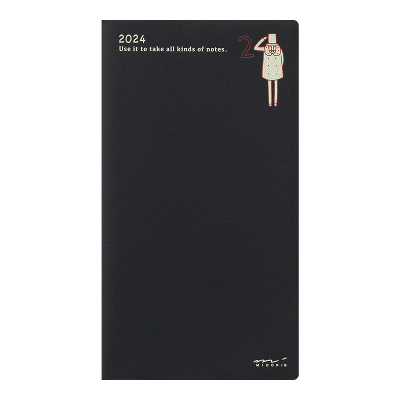 Midori 2024: Pocket Diary SLIM [Ojisan]