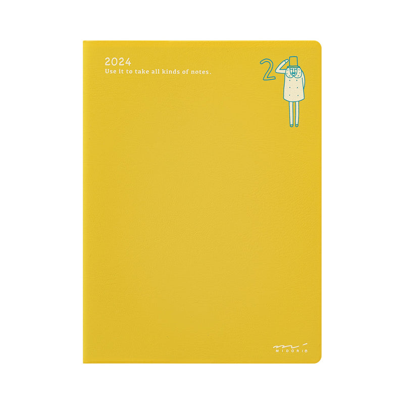 Midori 2024: Pocket Diary A6 Monthly [Ojisan]