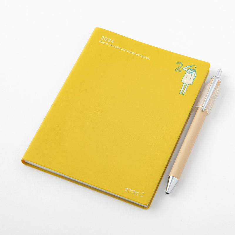 Midori 2024: Pocket Diary A6 Monthly [Ojisan]