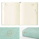 Midori 2025: Hibino Diary [A6] Blue-Green