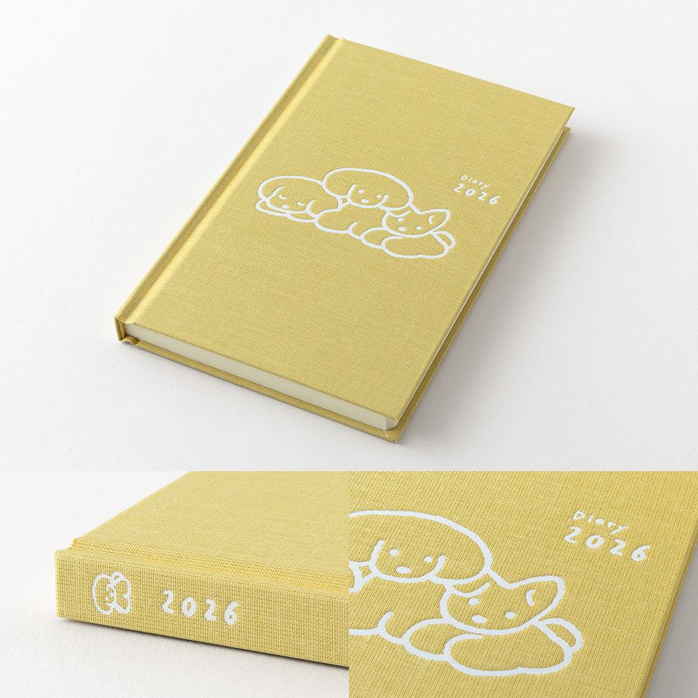 Midori 2026: Inu Diary [B6 Variant] Dog Yellow – Tabiyo Shop
