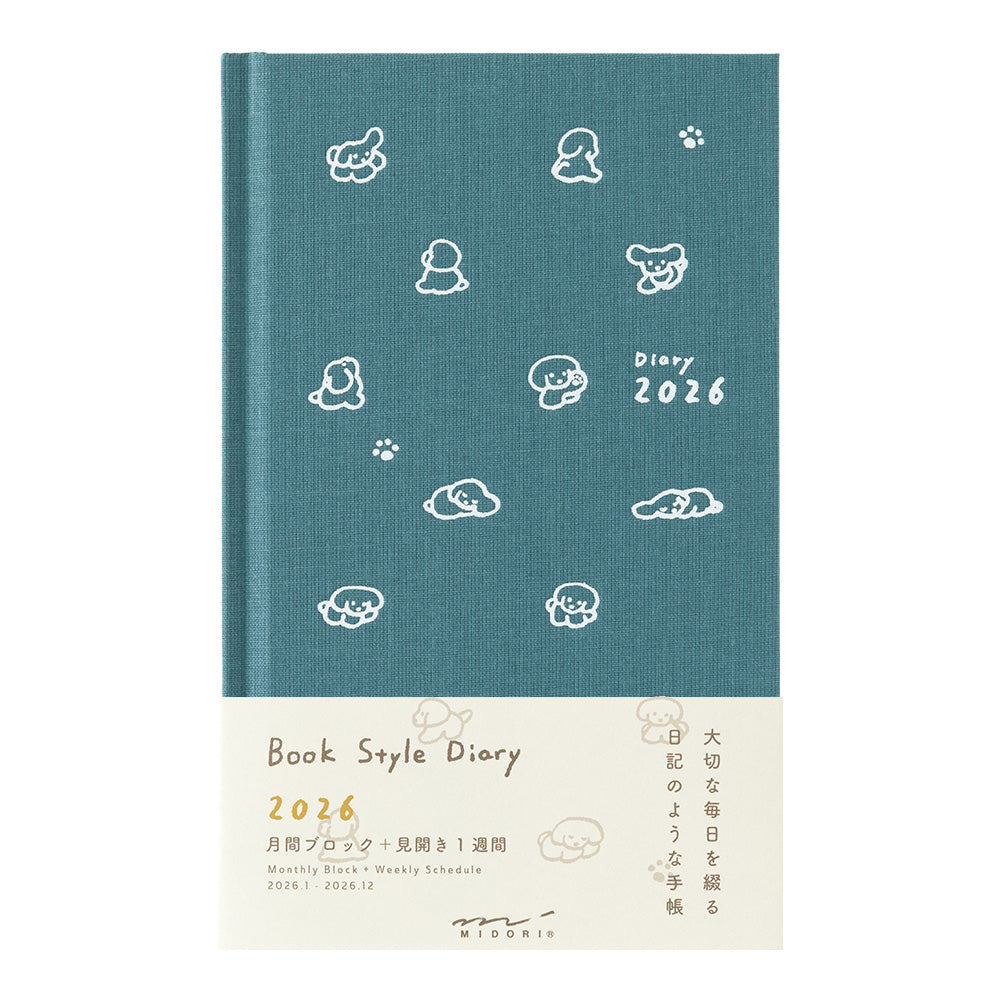 Midori 2026: Inu Diary [B6 Variant] Dog Blue-green
