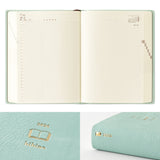 Midori 2026: Hibino Diary [A6] Blue-Green