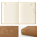 Midori 2026: Hibino Diary [A6] Camel