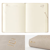 Midori 2026: Hibino Diary [A6] Gray