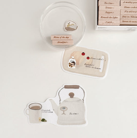 PC x Phavourite: 9pt.(5) Tiny Text Rubber Stamps [18 options]