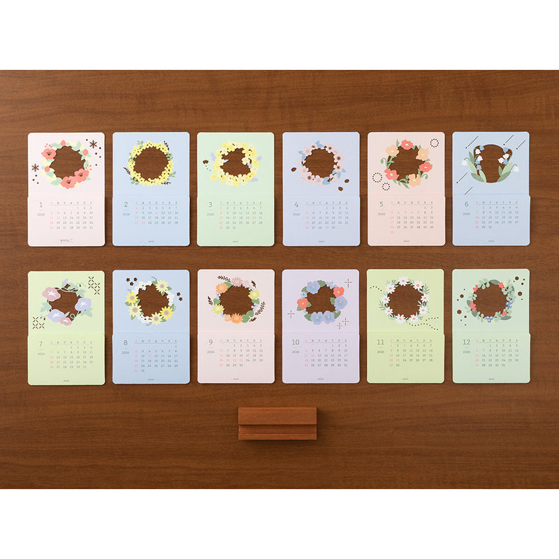 Midori 2026: Calendar Laser Processing Flowers