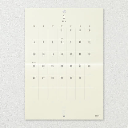 MD 2026: MD Wall Calendar Folded [2 sizes]